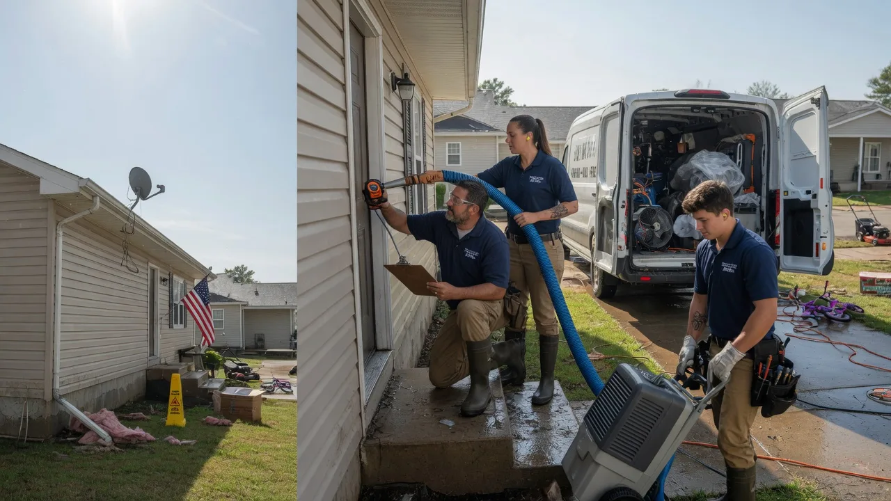 Ceiling Water Damage Restoration in Williamsville, MO near me